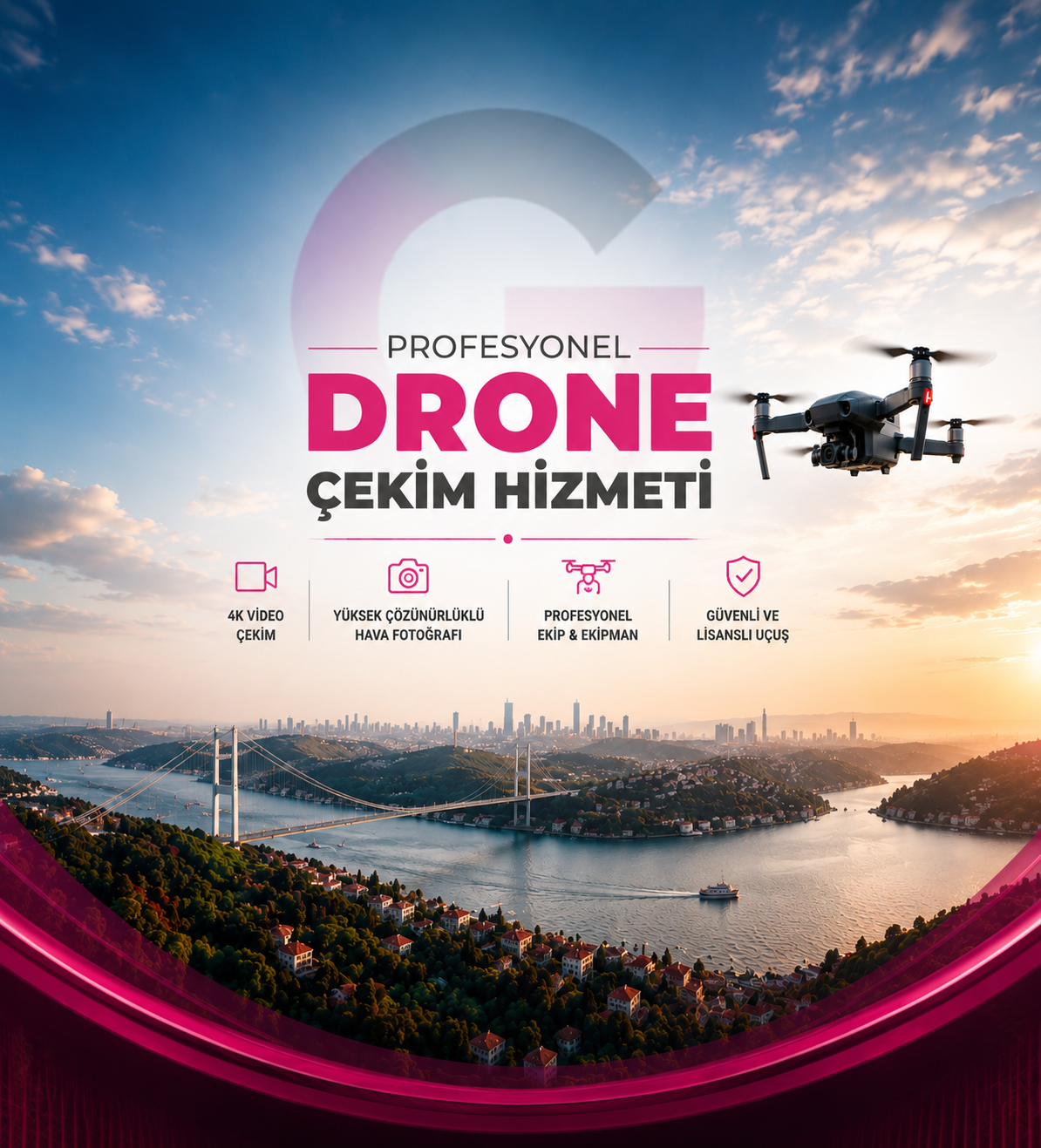 Profesyonel Drone Çekimi Hizmeti